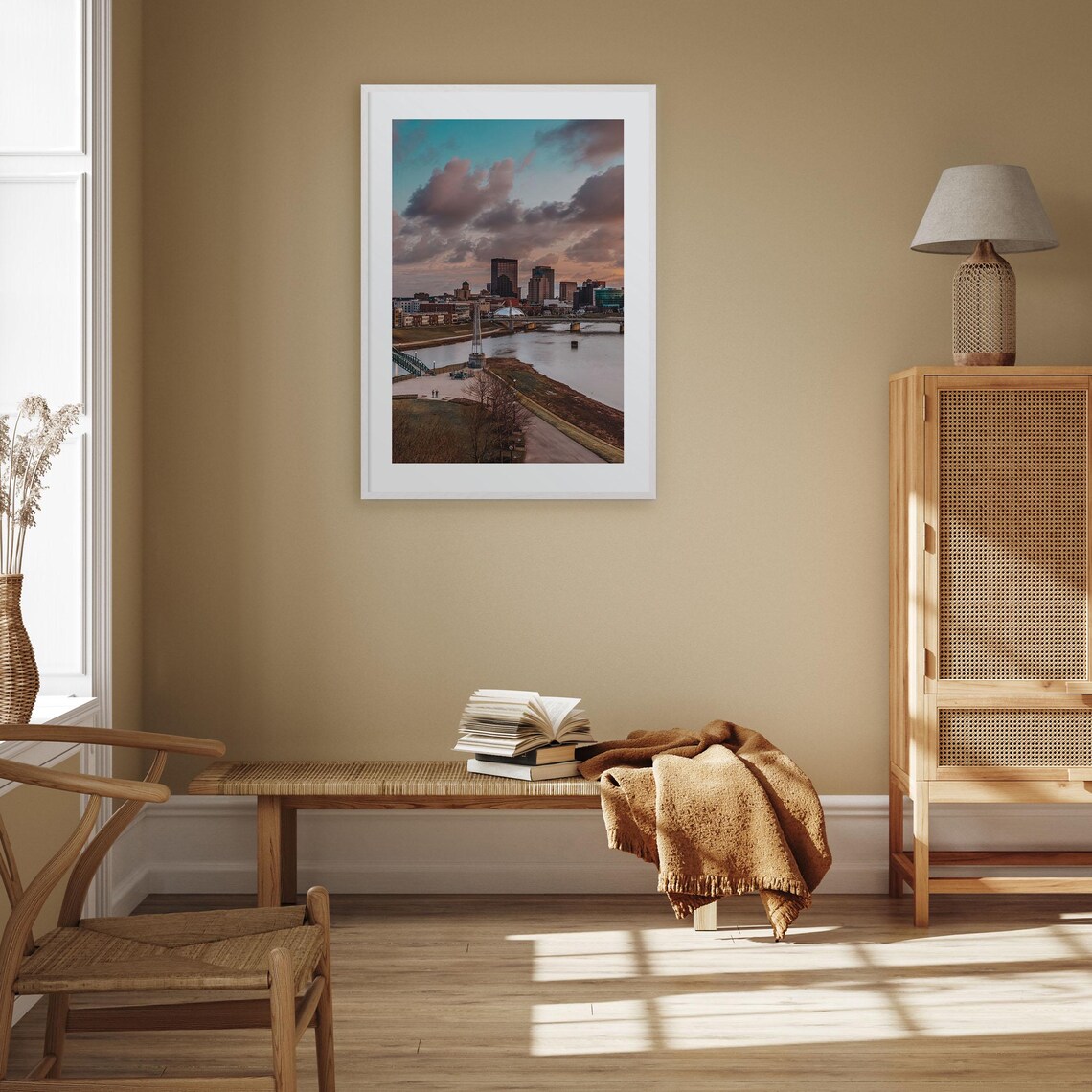 Dayton Colorful Poster Print Dayton Photo Wall Art Dayton Wall Decor Dayton Travel Print Dayton Street Map Poster City Map - Image 2
