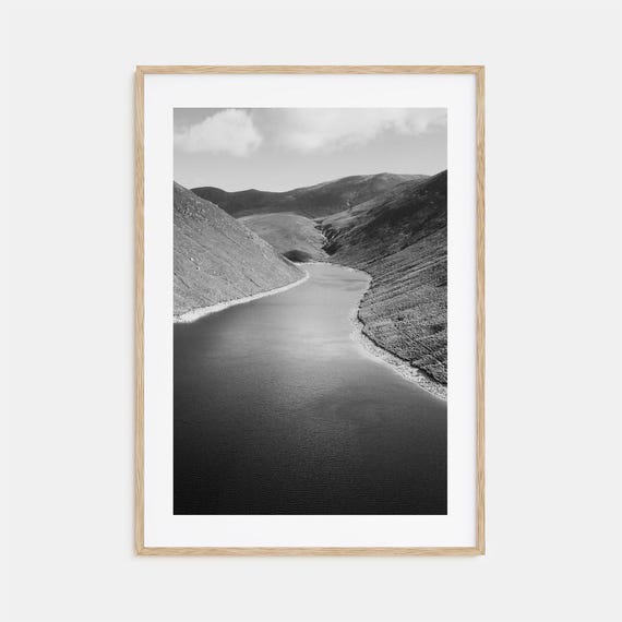 Northern Ireland Black and White Travel Poster