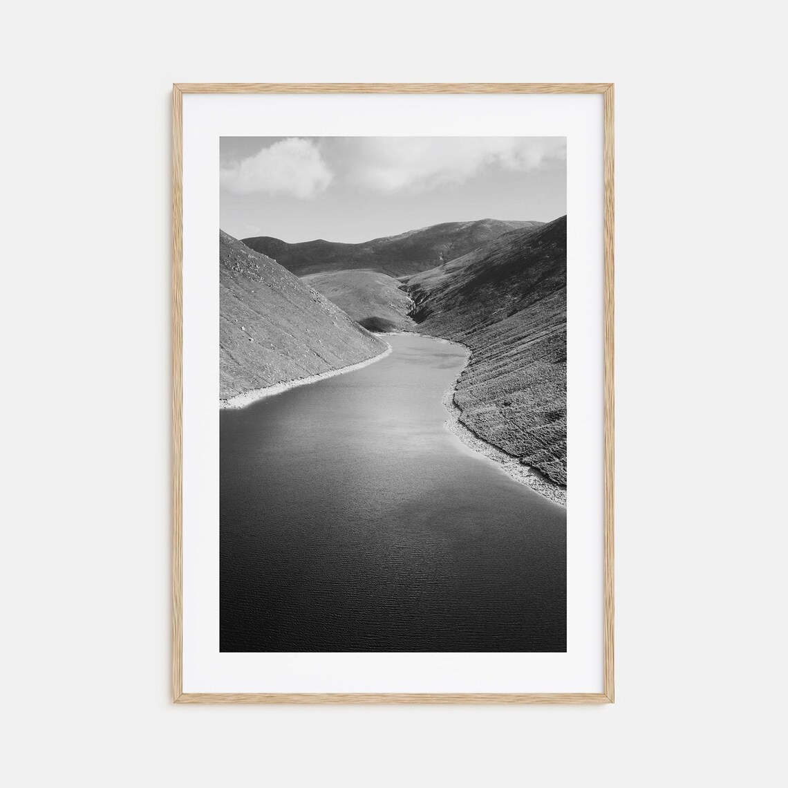 Northern Ireland Black and White Travel Poster