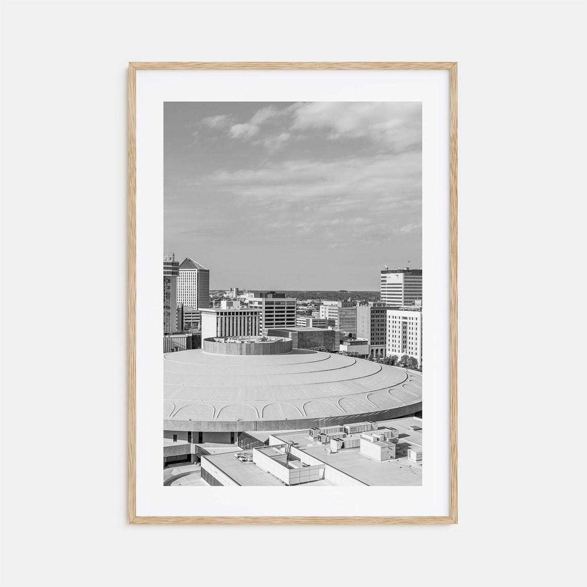 Wichita Photo Poster Print Wichita Black And White Wall Art Wichita Wall Photography Wichita Travel Wichita Map Poster