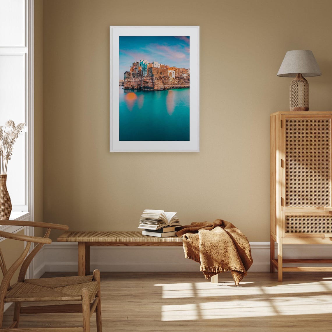 Puglia Colorful Poster Print No 1 Puglia Photo Wall Art Puglia Wall Decor Puglia Travel Print Puglia Street Map Poster City Map - Image 3