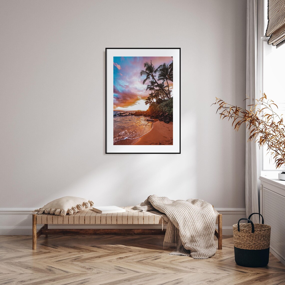 Maui Colorful Travel Poster, Street Map City Print - Image 2