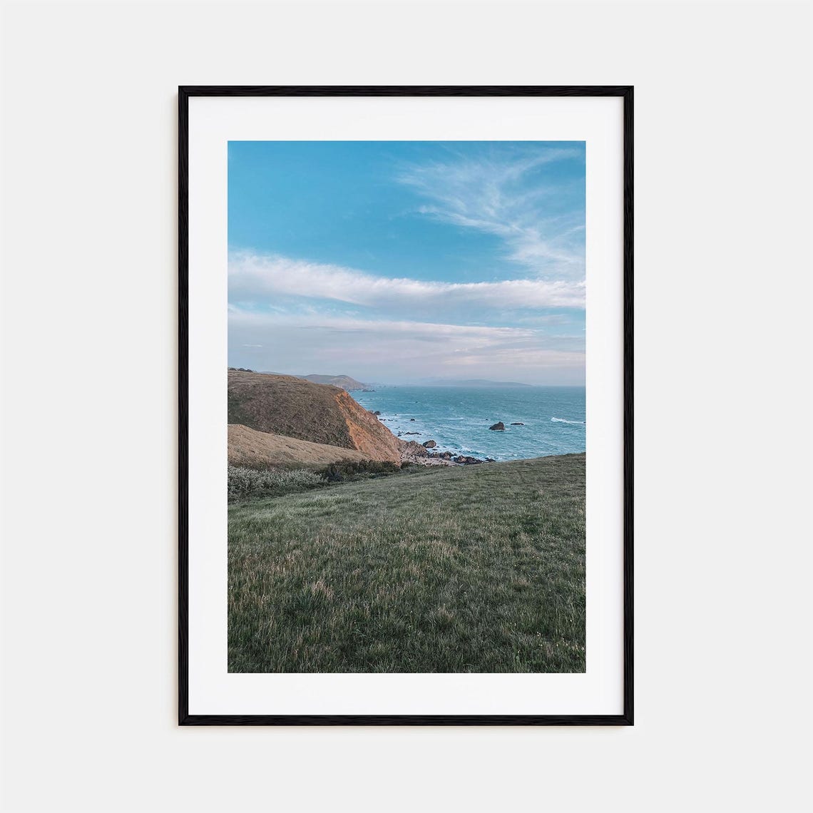 Bodega Bay California Poster Ocean Cliffs Coastal Sunset View