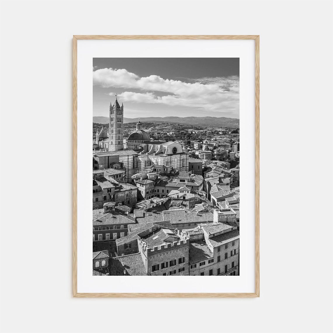 Siena Cathedral Duomo Historic Rooftops Tuscany Italy Poster