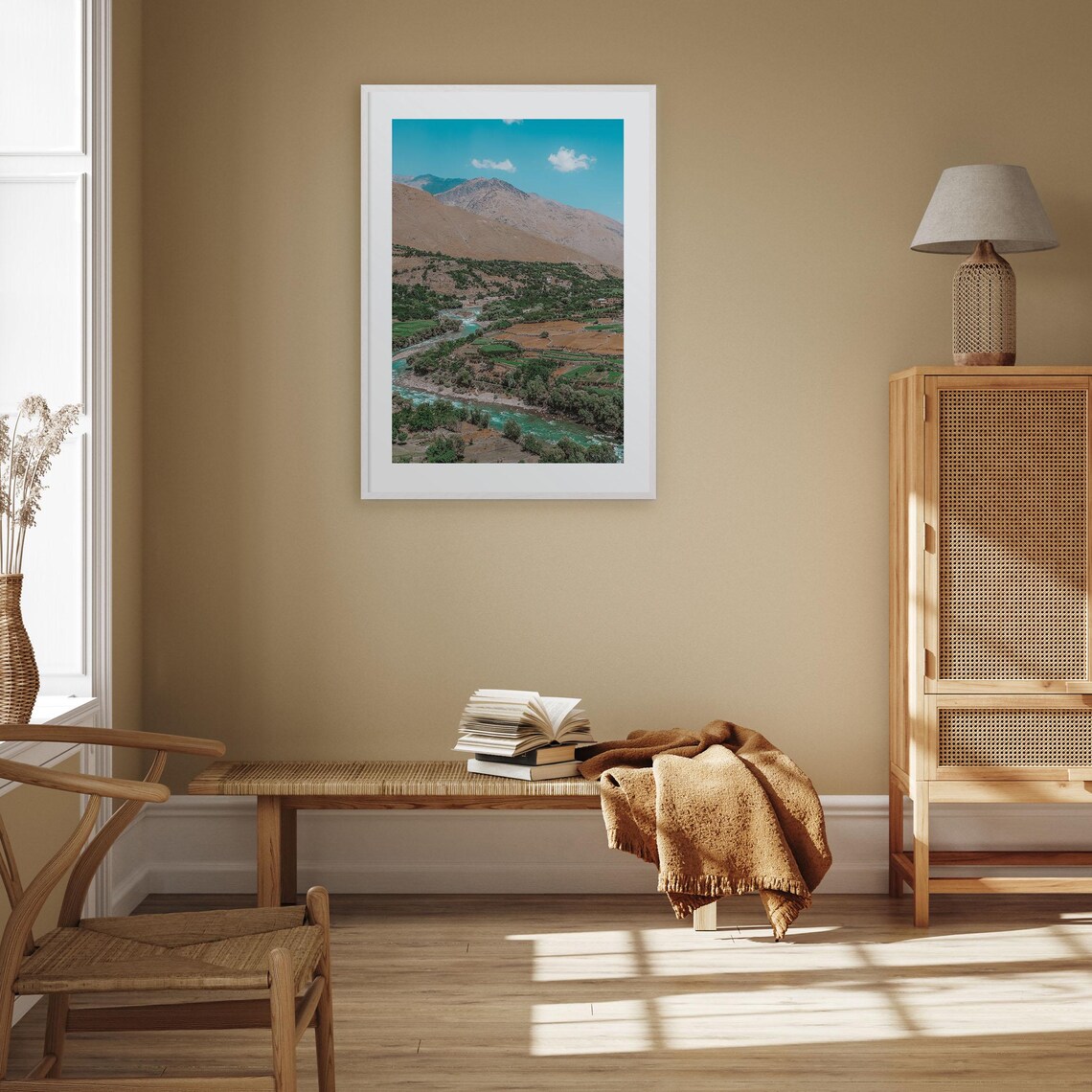 Afghanistan Travel Poster, City Map Wall Print - Image 3