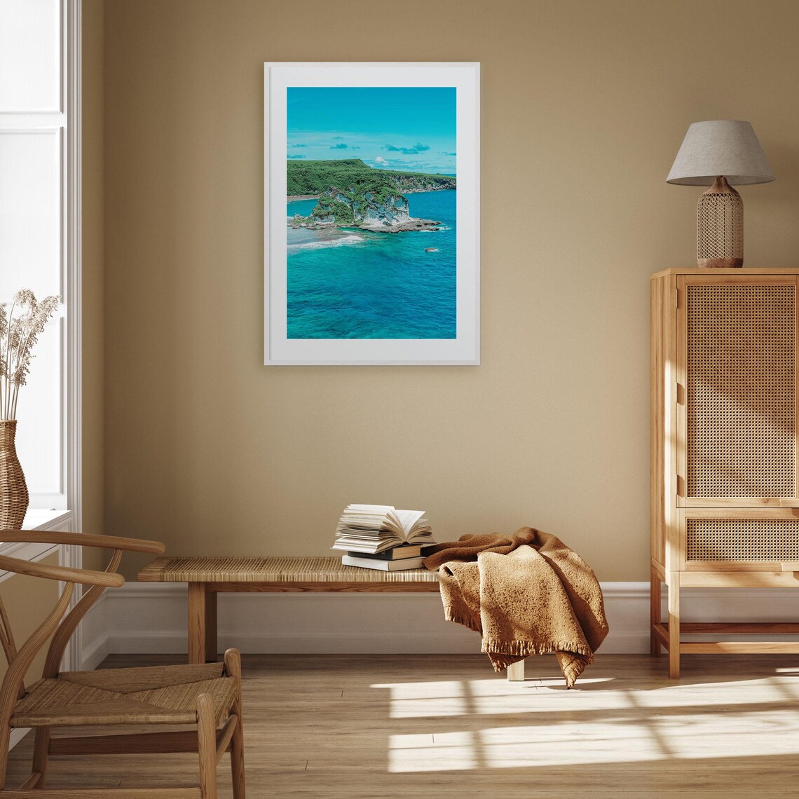 Saipan Travel Poster, Colorful Street Map Art Print - Image 3