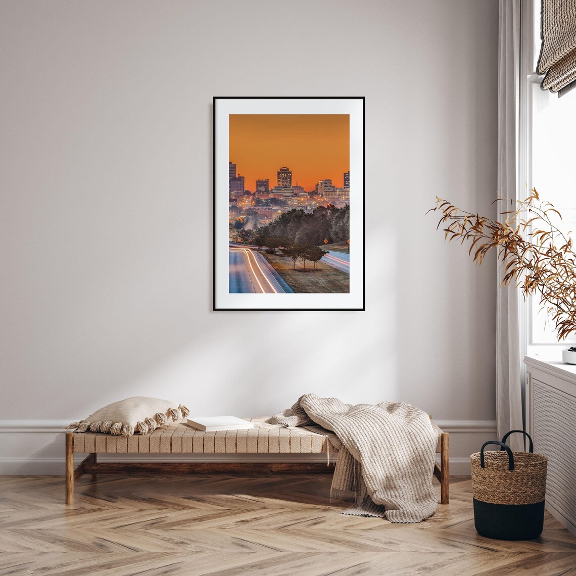 Columbia South Carolina Skyline Dusk Colorful Photography Poster - Image 2