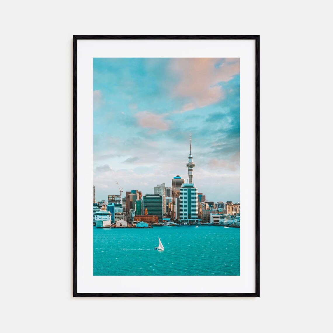 Auckland Travel Poster, City Map Wall Art