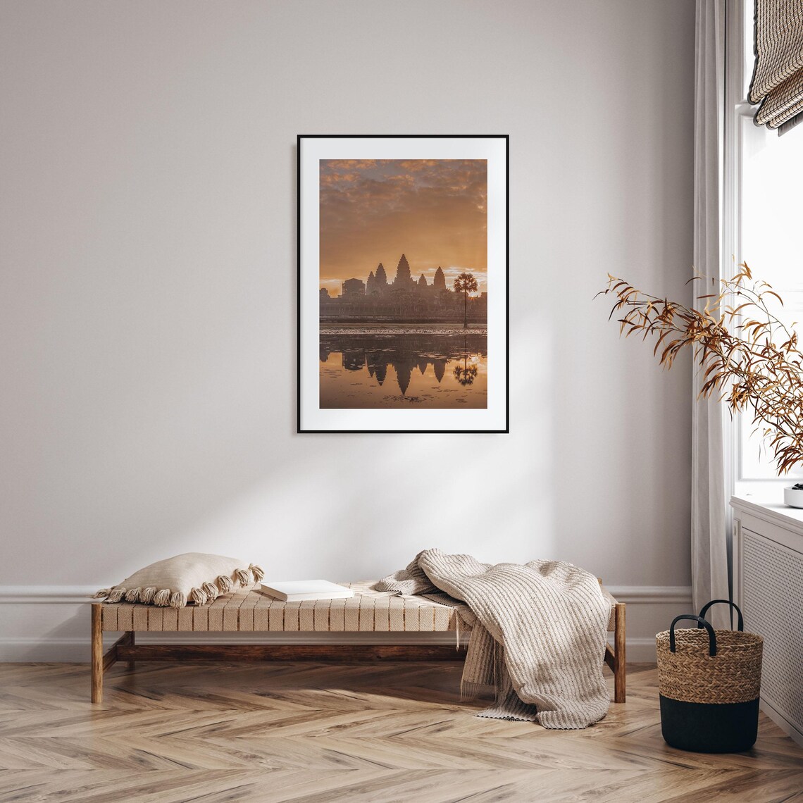 Cambodia Colorful Travel Poster, City Map Wall Art - Image 2