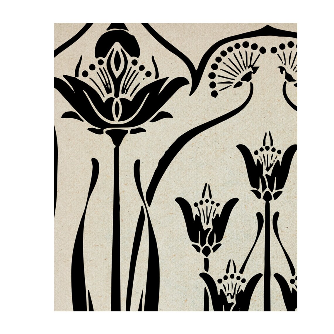 Art Nouveau Poster, Vintage Ornamental Art Print - Image 2