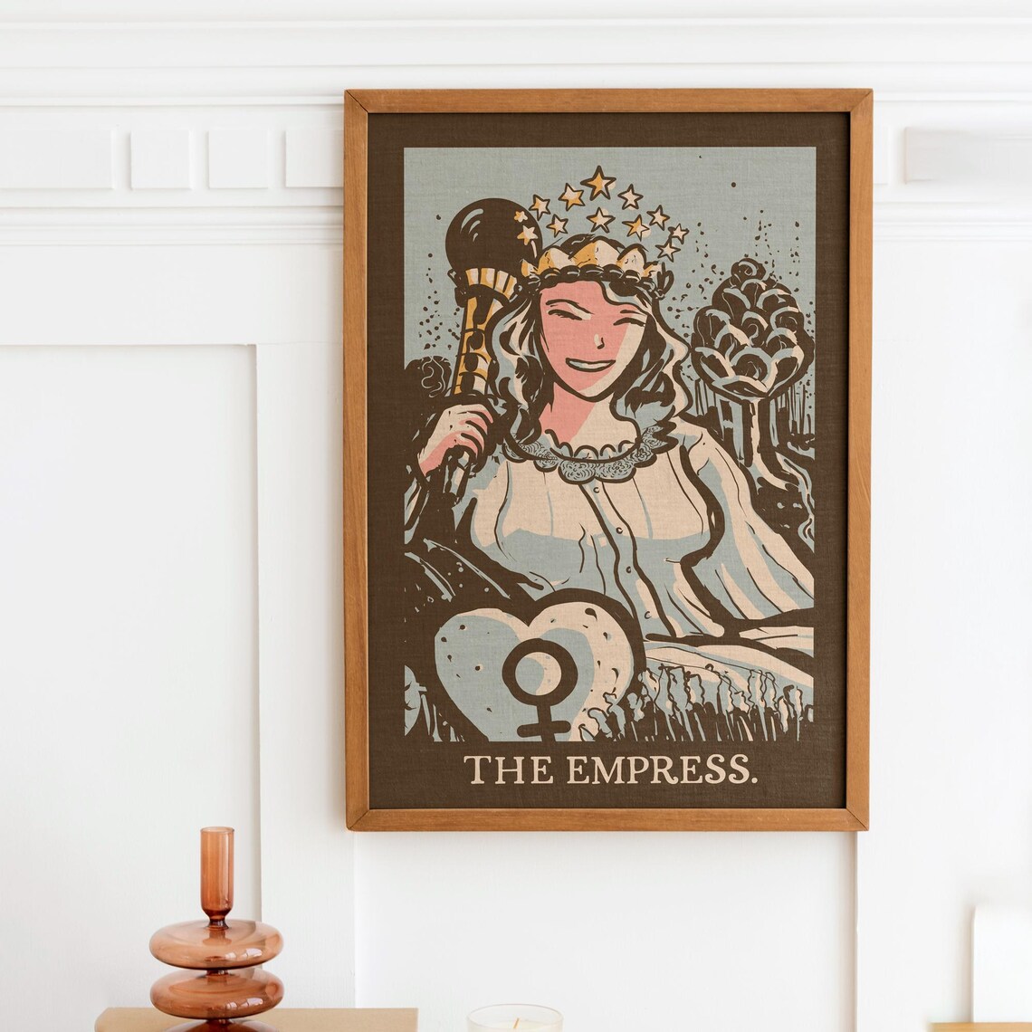 The Empress Vintage Tarot Poster, Healers Dream - Image 2