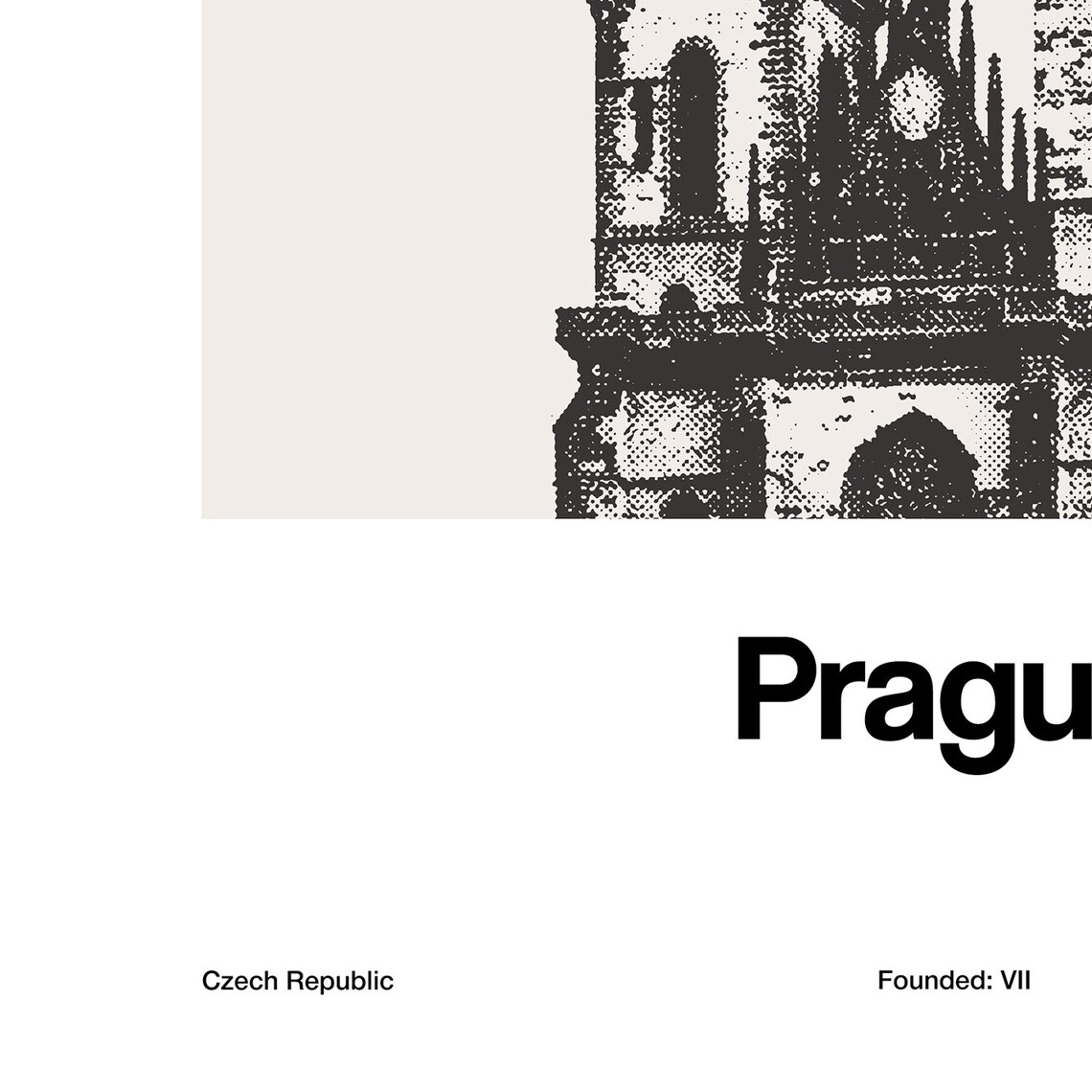 Prague Church of Our Lady Before Tyn Travel Poster - Image 2