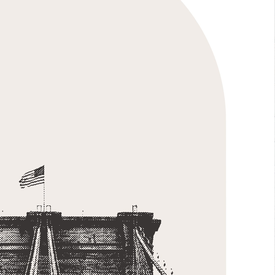 Brooklyn Bridge New York Minimalist Art Print - Image 2