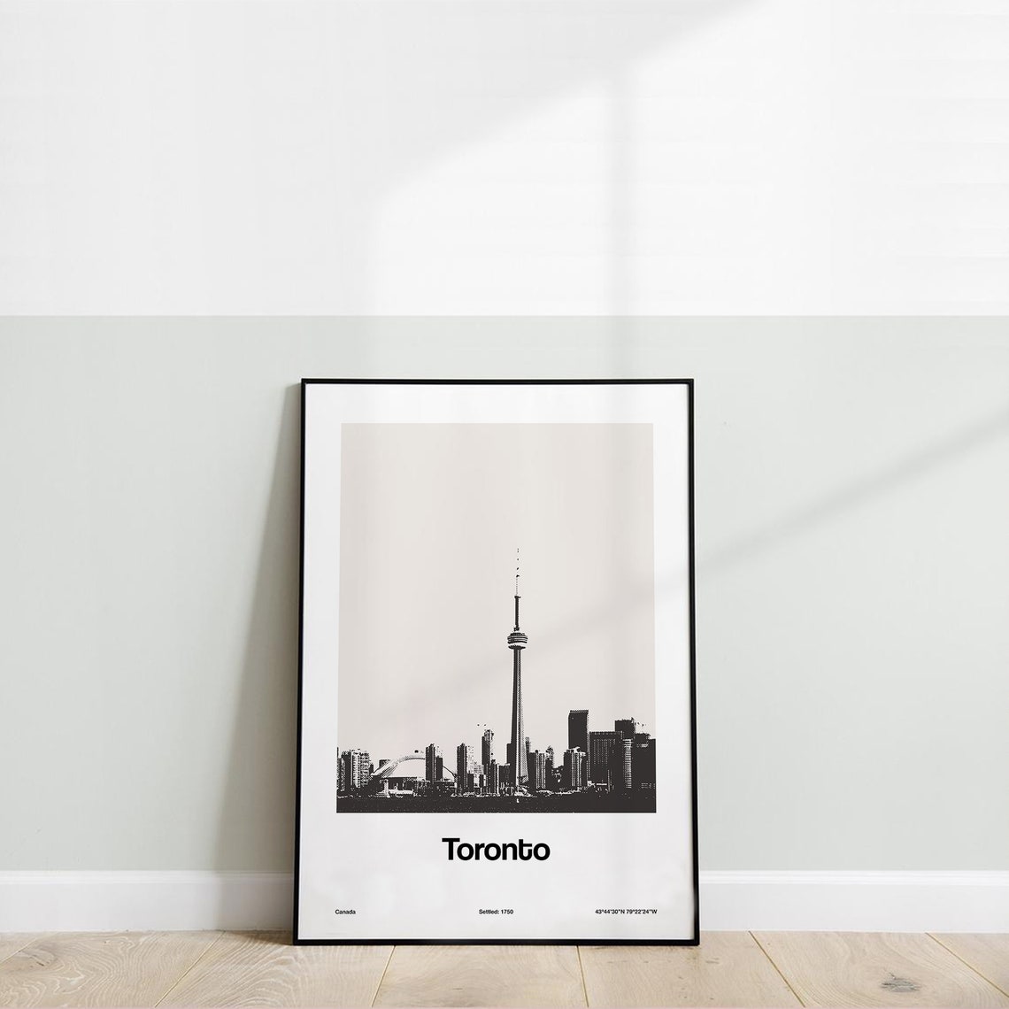 Toronto Skyline, Ontario Canada Minimalist Art Print - Image 3