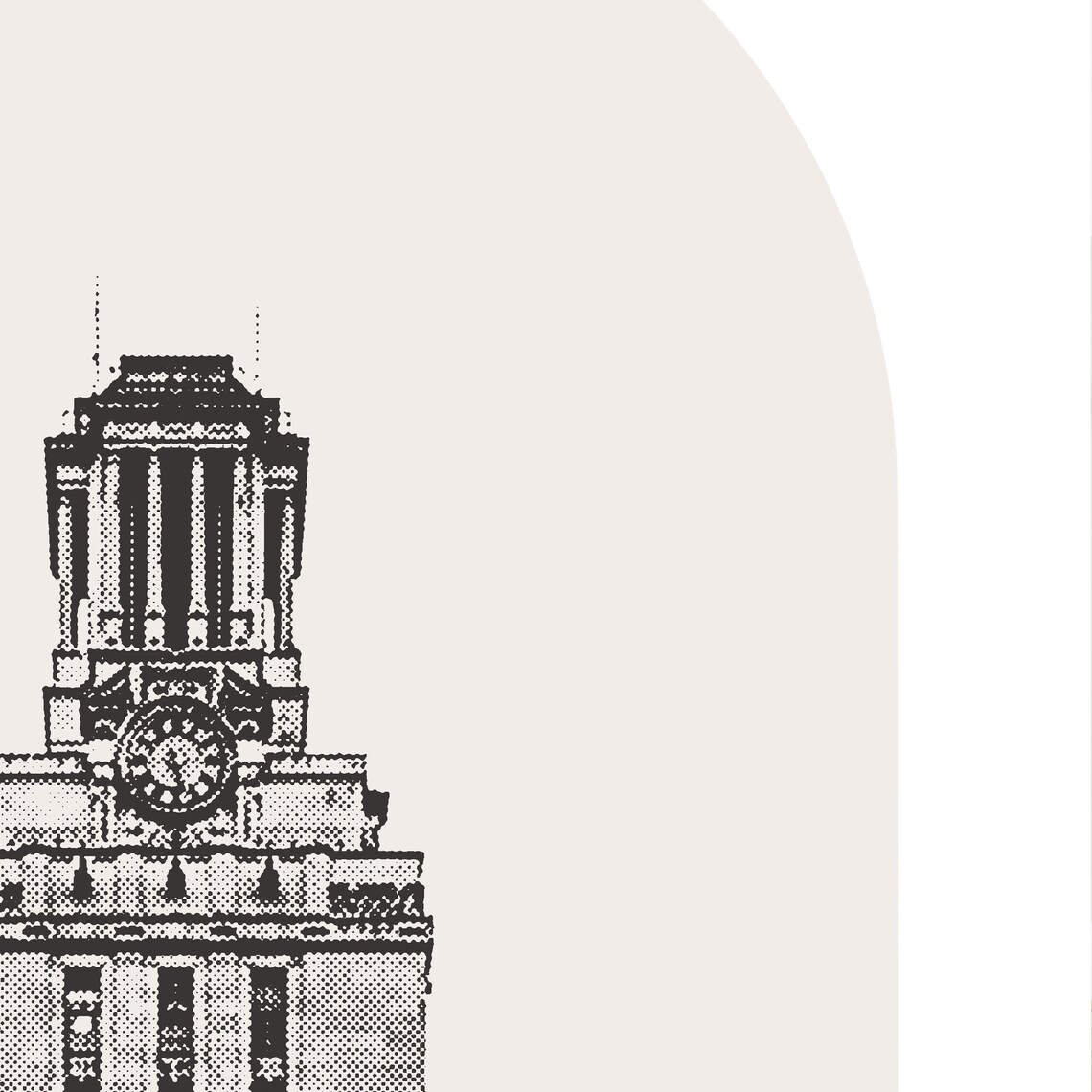 Austin Texas Minimalist Arch Print, Travel Poster - Image 3