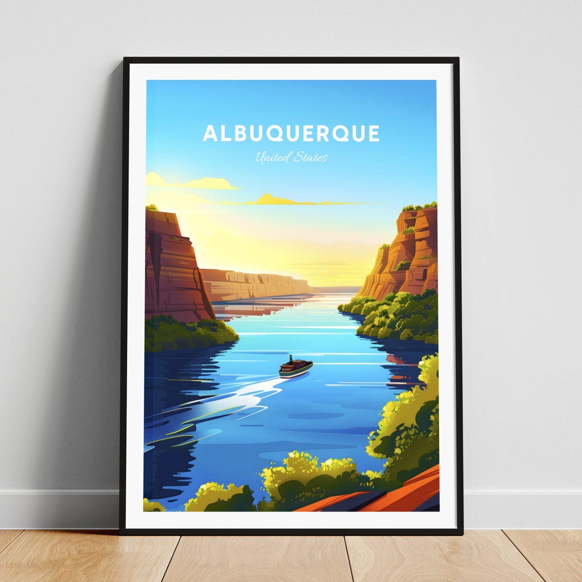 Albuquerque Travel Print Us Travel Poster Albuquerque Poster Albuquerque New Mexico Poster Personalized Gift Wedding Gift Custom Text