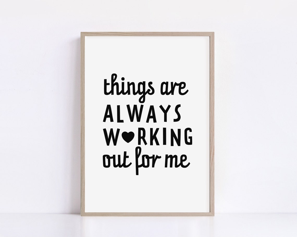 Manifestation Wall Art Positive Affirmation Poster Printable Wall Art Print Inspirational Wall Art - Image 2