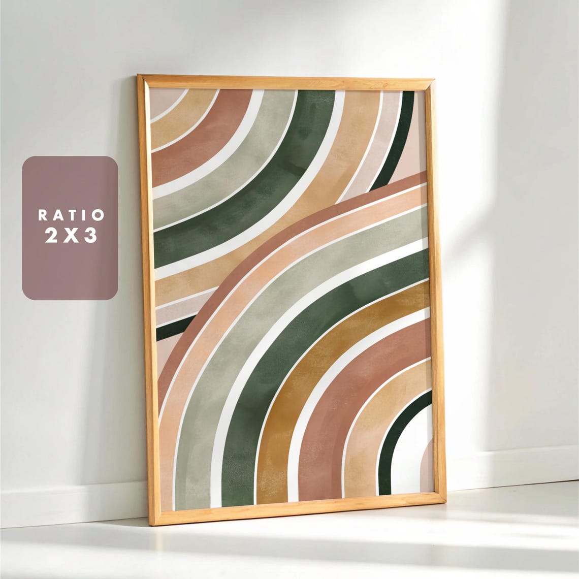 Modern Boho Abstract Wall Art, Organic Line Art - Image 4