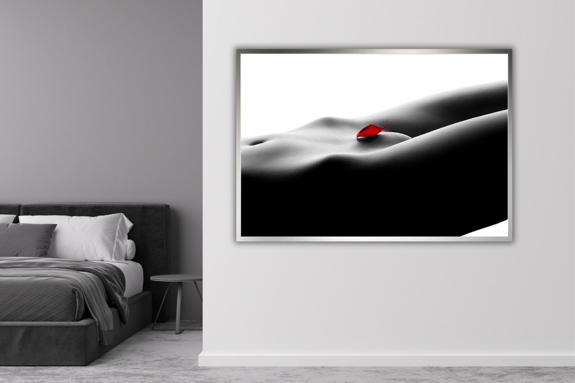 Nude Bodyscape Art Print Ready To Hang Framed Wall Art Sensual Home Decor - Image 4