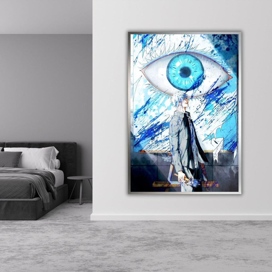 Gojo Satoru Giant Blue Eye Anime Manga Japanese Character Poster - Image 4