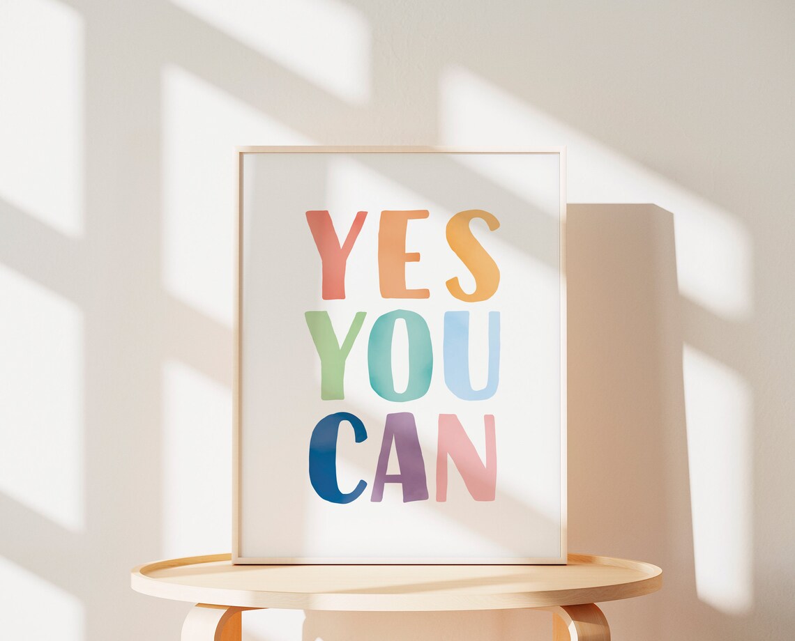 Positive Affirmation Classroom Decor Art Print - Image 2