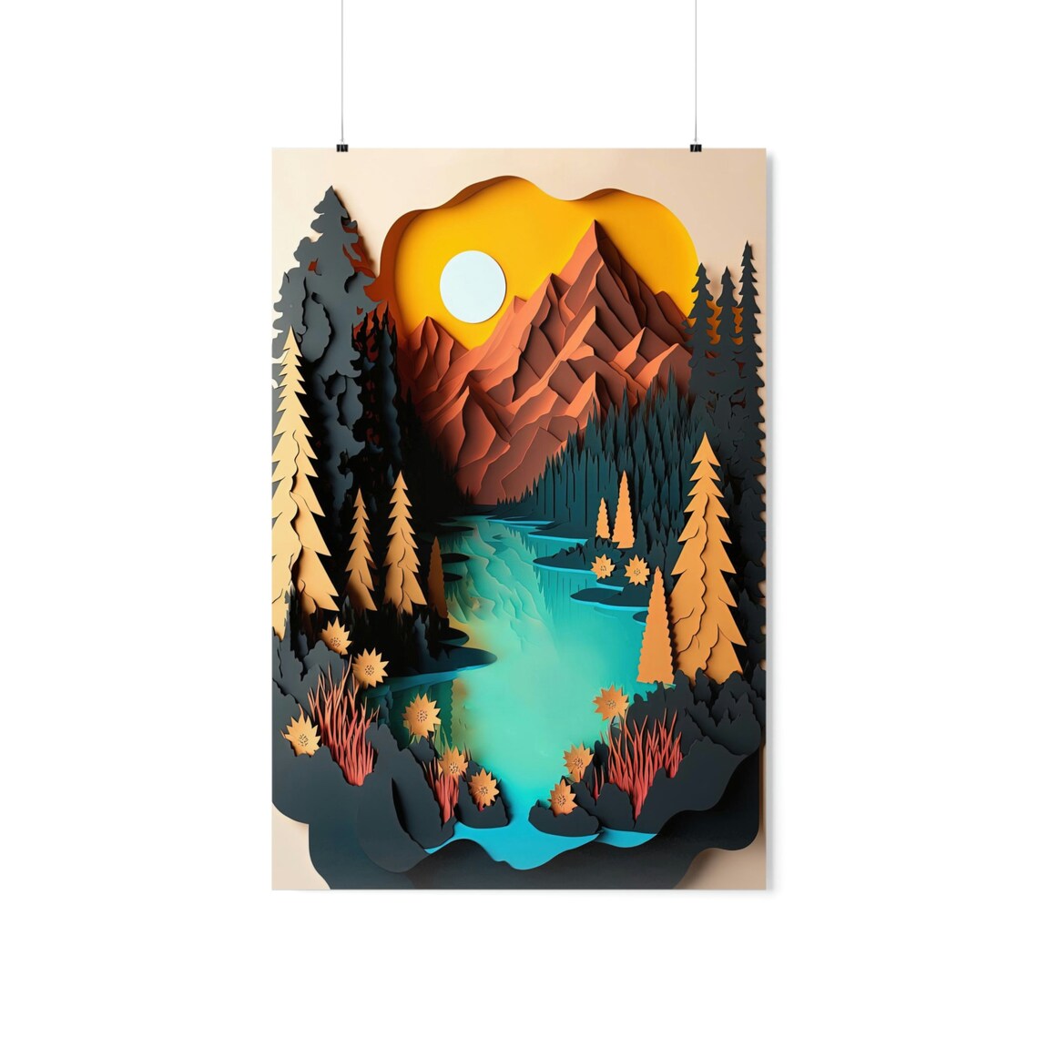 Explore Outdoors Mountain Travel Poster, Colorado Wall Art - Image 3