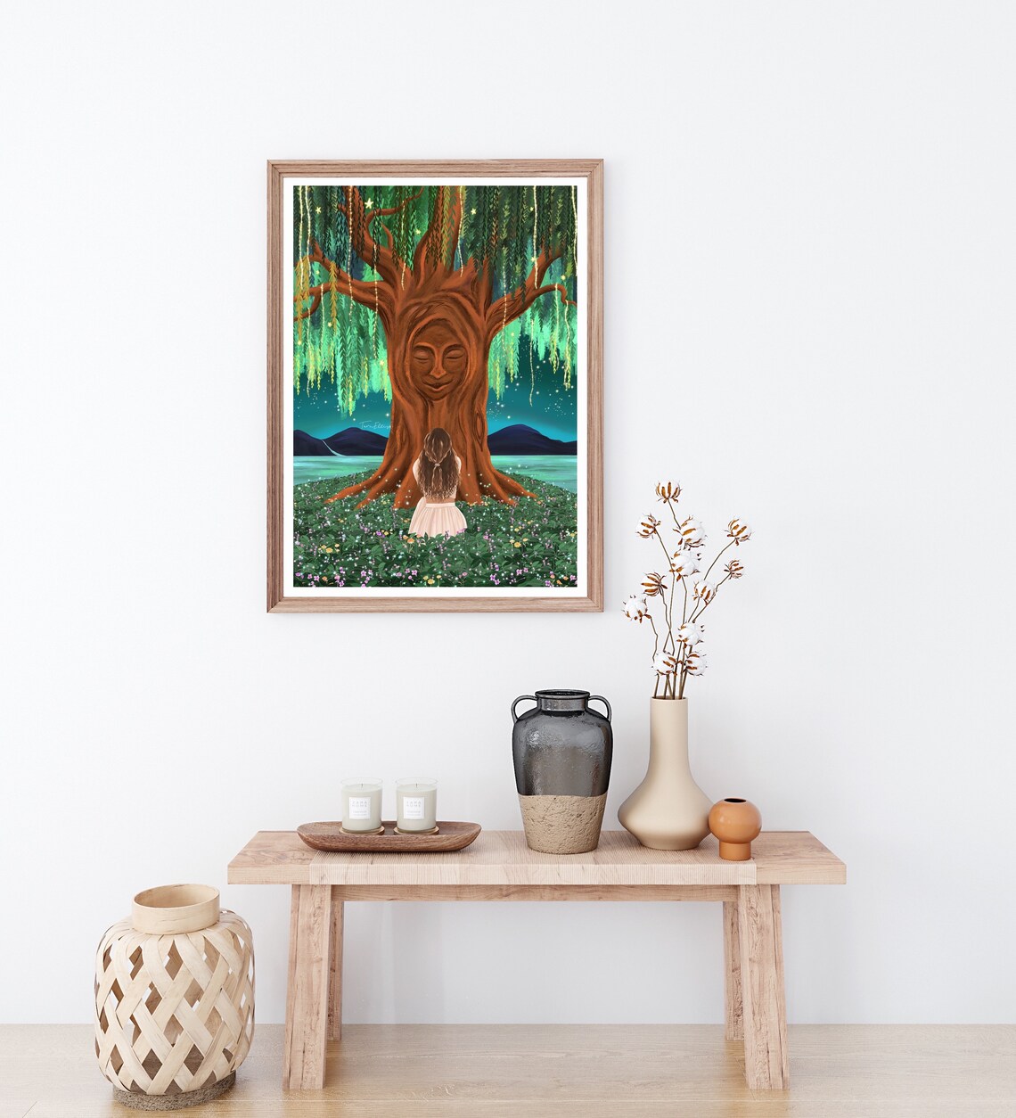 Tree Spirit Ancient Wisdom Mother Nature Art Print - Image 2