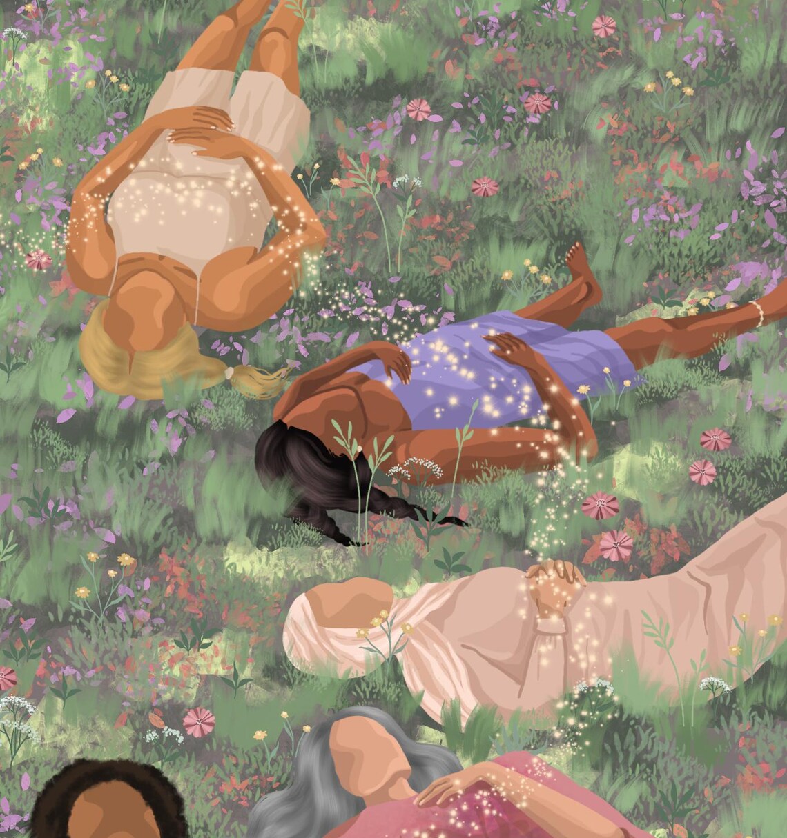 Universal Connection Boho Friendship Art Print - Image 2
