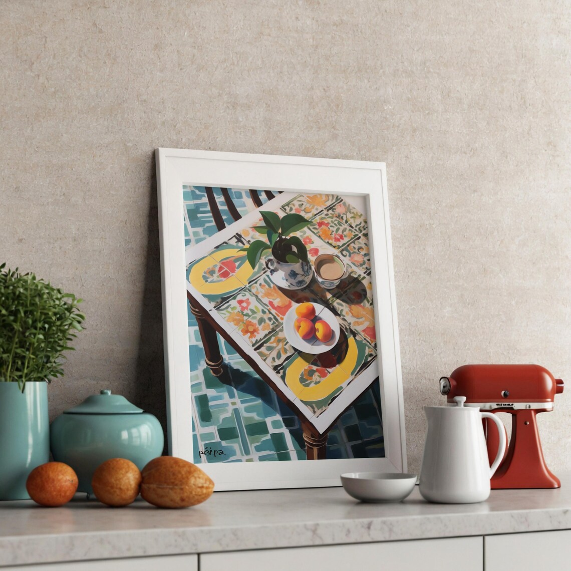 Tea Time Kitchen Poster, Cafe Decor - Image 3