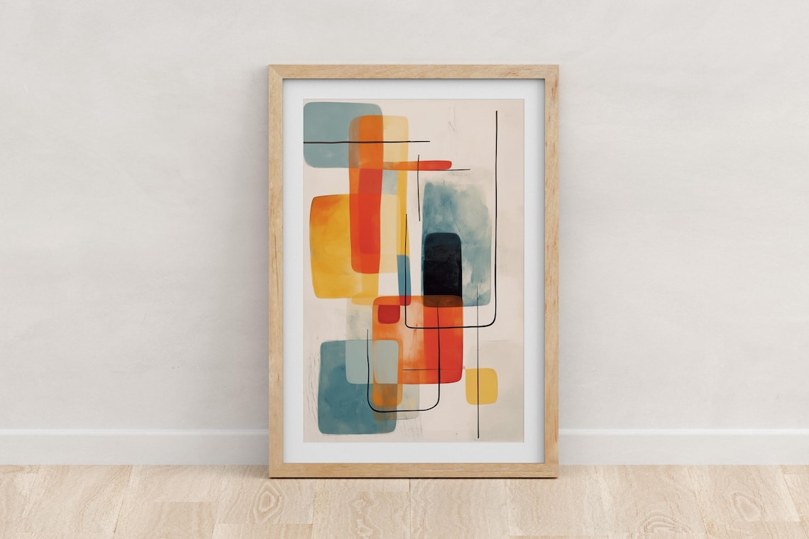 Shikaku Square - Minimalist Abstract Art