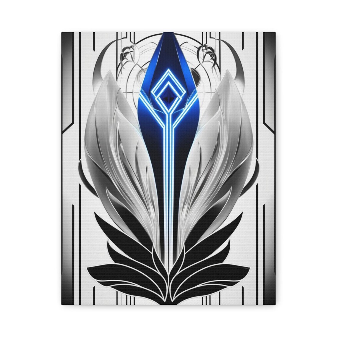 Abstract Art Deco Geometric Wall Art Print