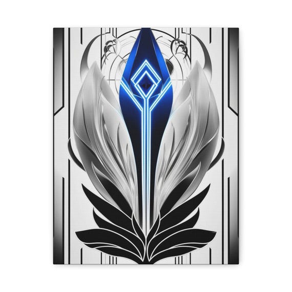 Abstract Art Deco Geometric Wall Art Print