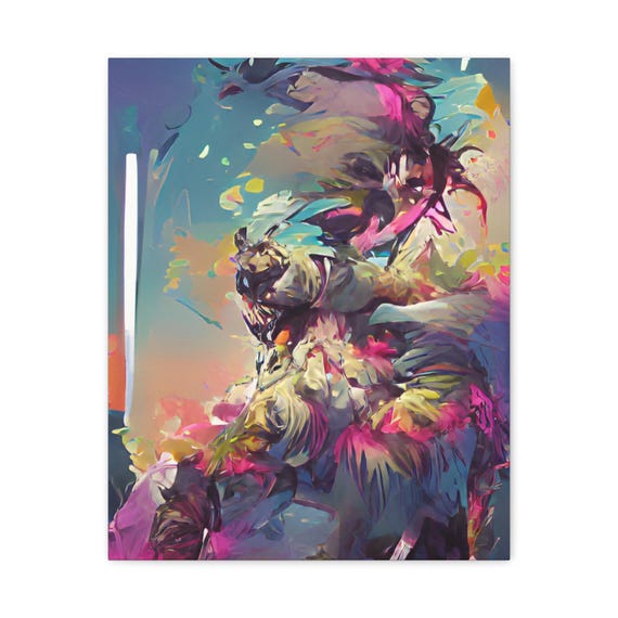 Abstract Art Matte Canvas Print Modern Home Decor