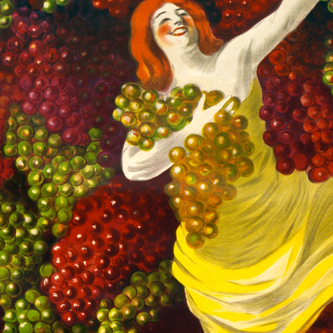 Liqueur Cordial Medoc Bordeaux French Vintage Advertising Poster - Image 3