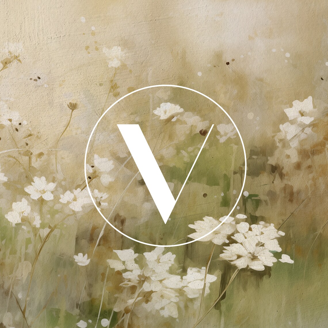 Vintage Spring Wildflower Oil Painting Art Print - Image 2