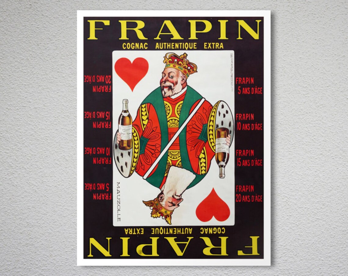 Cognac Frapin Vintage Bar Decor Art Print - Image 2