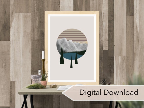 National Parks Rocky Mountain Midcentury Modern Design