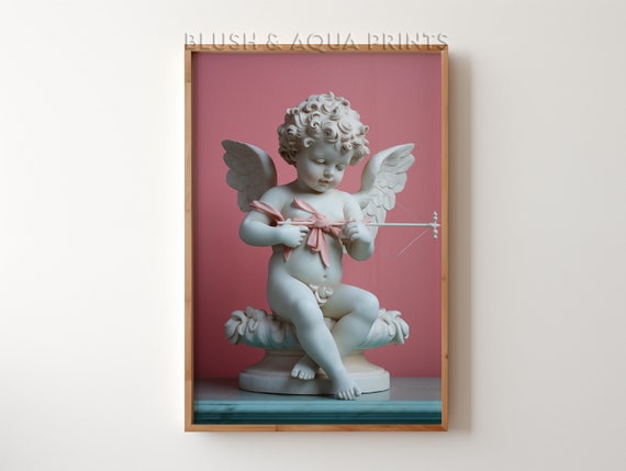 Maximalist Eclectic Angel Art Prints Eros Wall Preppy Room Decor Boho Trendy