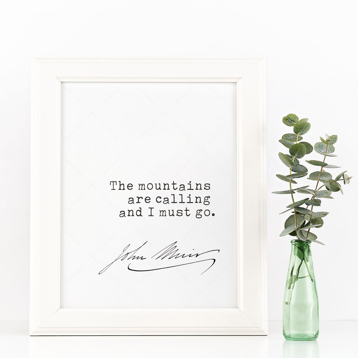 John Muir Quote, The Mountains Are Calling - Image 2