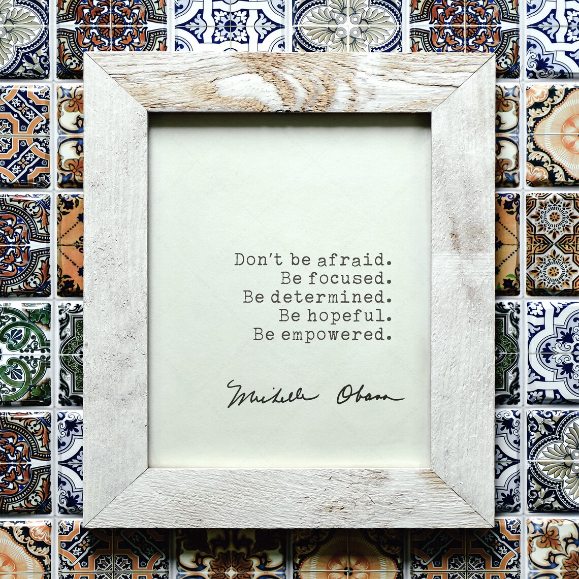 Michelle Obama Quote, Book Lovers Feminist Print - Image 3