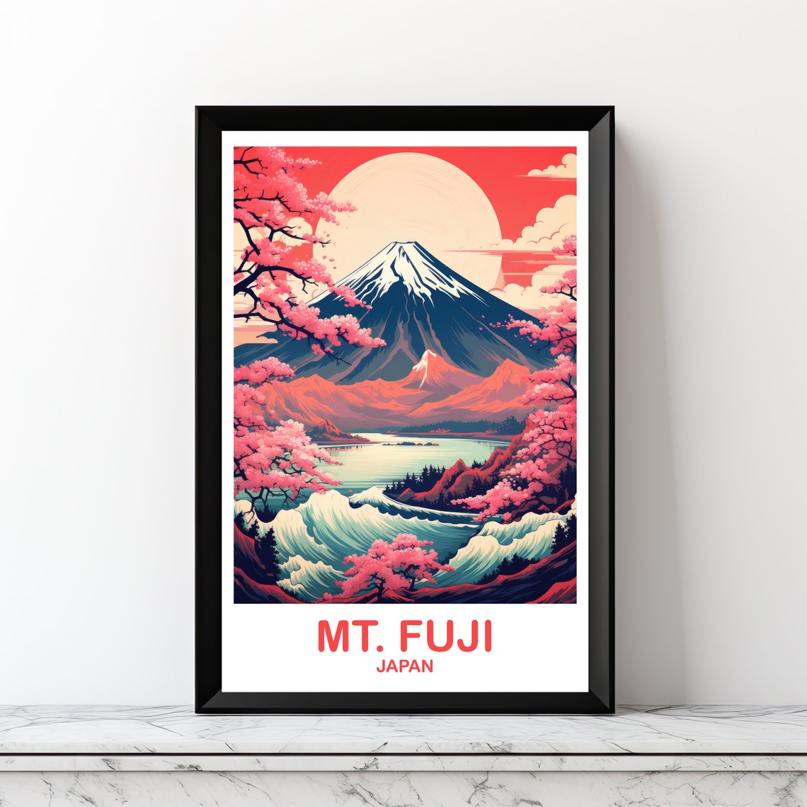 Mtfuji Travel Art Japan Wall Art Travel Wall Art Landscape Travel Wall Art Japan Travel Dt2asjaho2