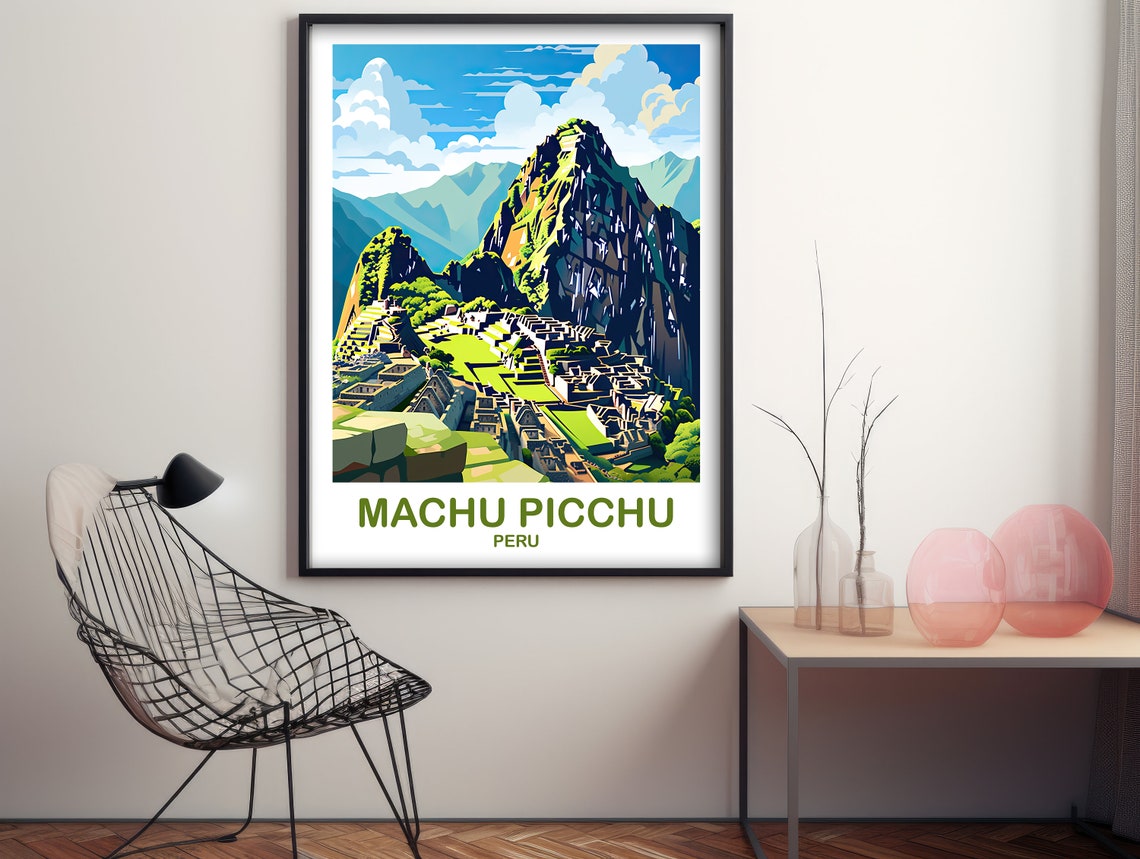 Machu Picchu Travel Art Puru Art Machu Picchu Wall Art Peru Travel Art Travel Art Machu Picchu Puru Travel Art Dt2sapema1 - Image 2