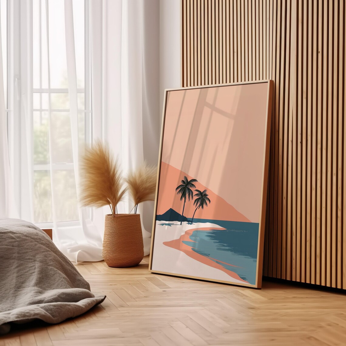 Peachy Paradise - Minimalist Travel Poster - Image 2