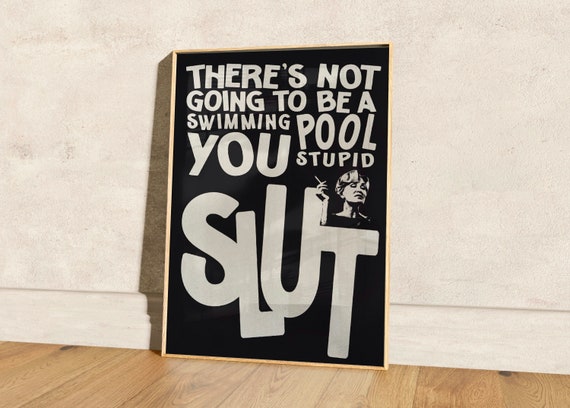 Swimming Pool Ahs Quote Print Horror Story Decor Constance Typography Wall Art Funny Gift For Friend Instant Png