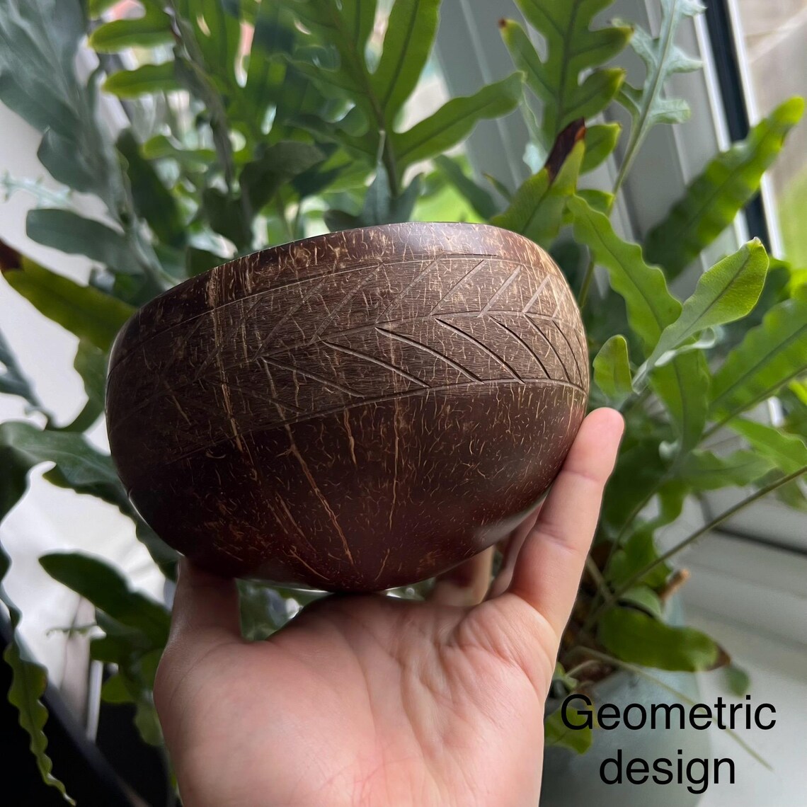 Natural Coconut Bowls, Eco-Friendly Serving Bowl - Image 3