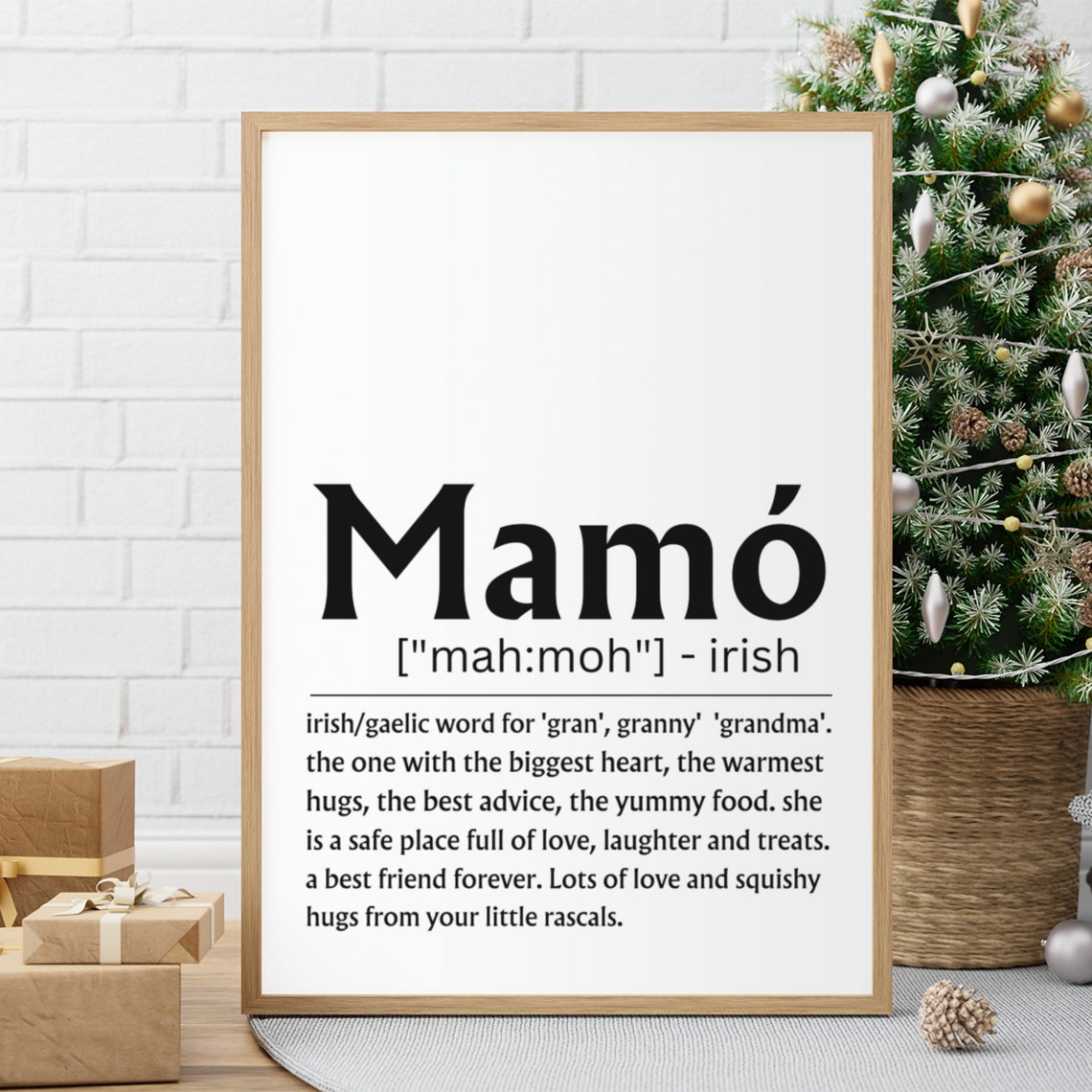 Mam Irish Grandmother Print Ireland Print Mothers Day Irish Grandma Gift For Grandma Granny Gift Gaeilge Grandparent Gifts - Image 3