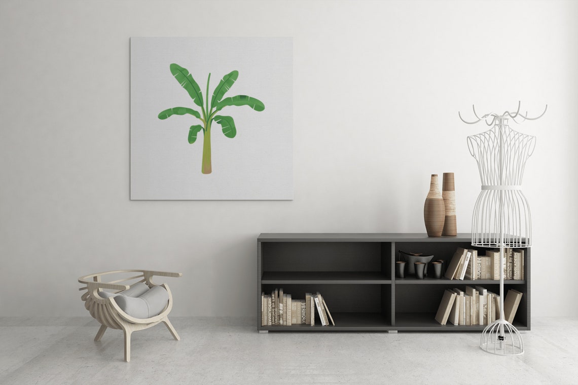 Banana Palm Tree Tropical Botanical Illustration Wall Decor Poster - Image 6