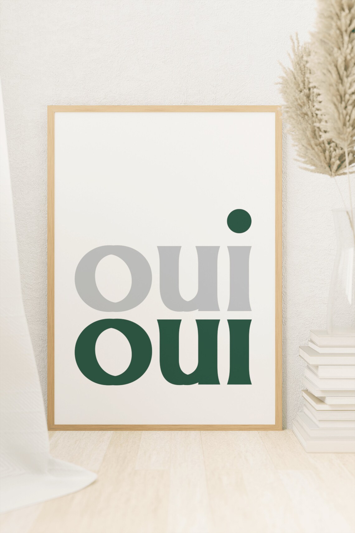 Oui Oui Toilet Bathroom Typography Poster Print - Image 10