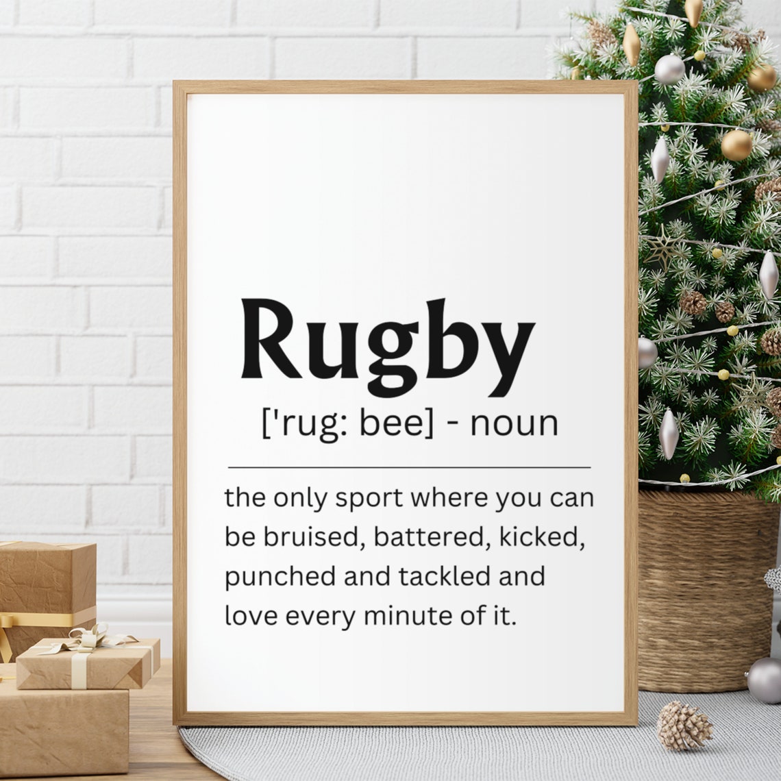 Rugby Gifts Rugby Definition Print Rugby Poster Rugby Print Rugby Art Rugby Gifts For Him Gifts For Her Gifts For Boys - Image 5