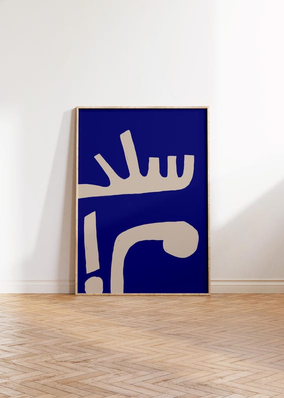 Salam Arabic Abstract Art Print Digital Download Minimal Hand Drawn Gallery Wall Modern